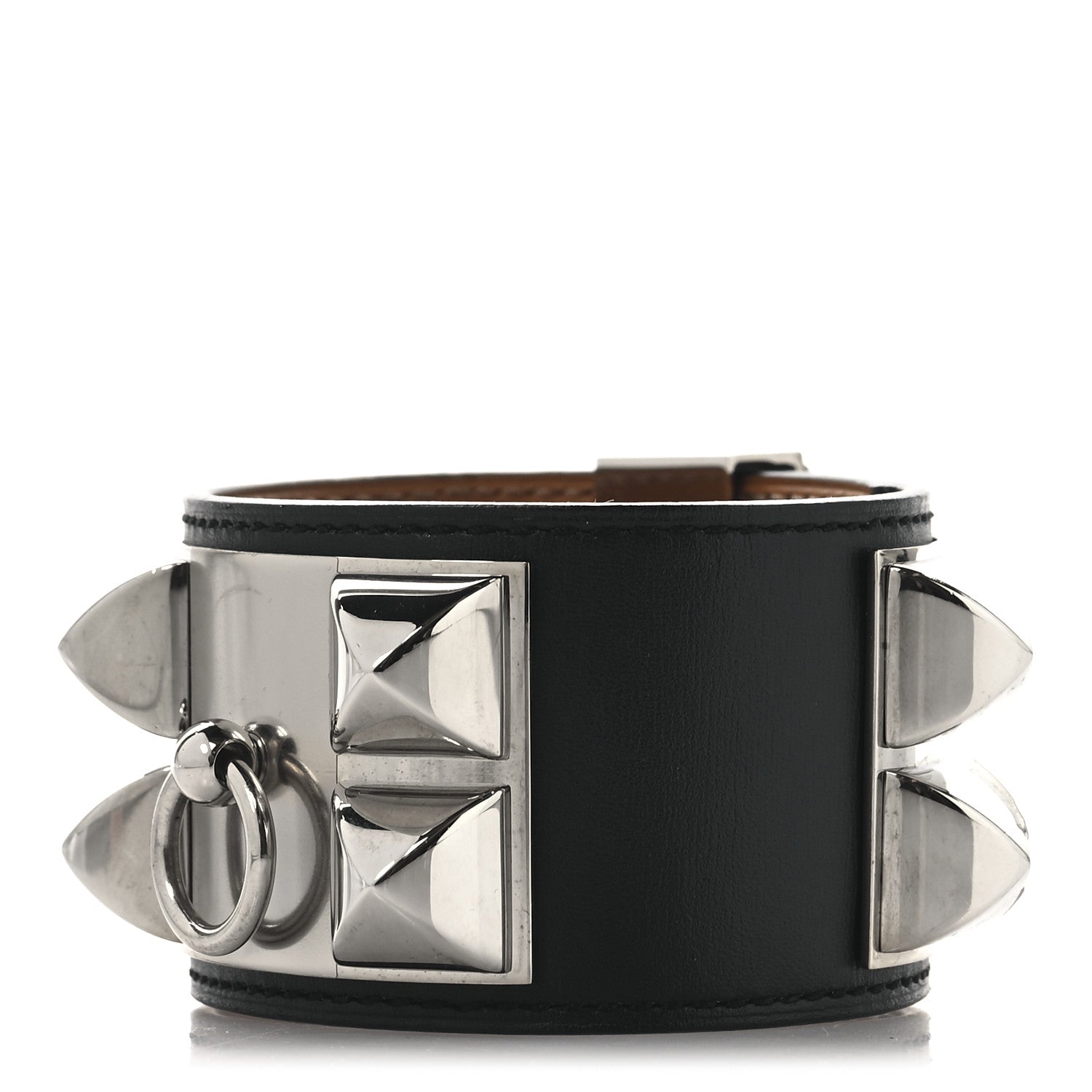 Hermes Epsom Collier de Chien CDC Bracelet S Black 1 of 7