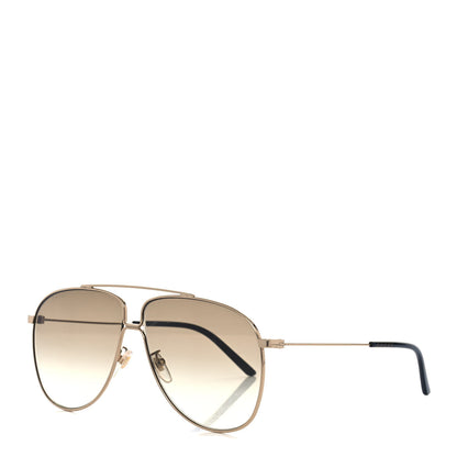 Gucci Aviator Sunglasses GG0440S Gold 1 of 8