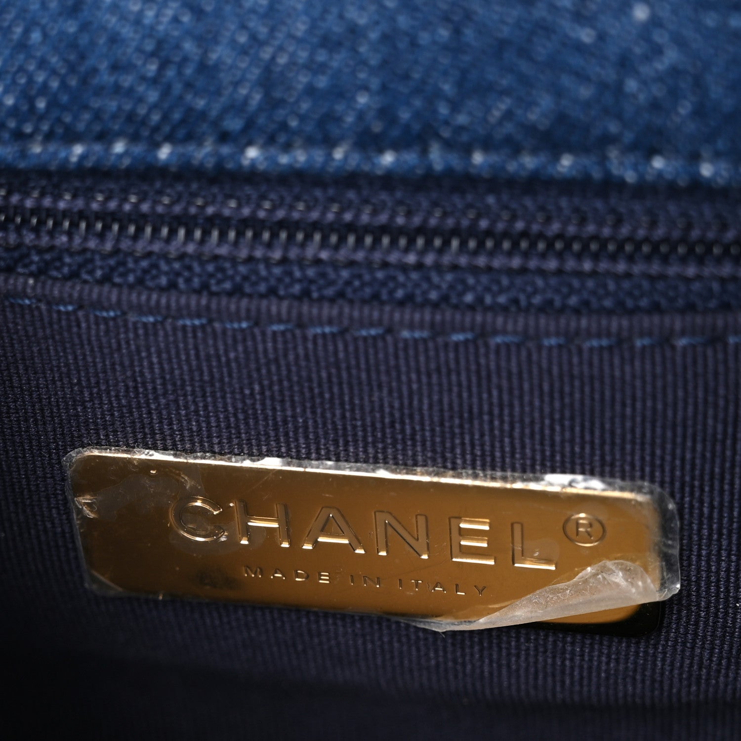 Chanel Denim Quilted Medium Chanel 19 Flap Blue 7 of 11