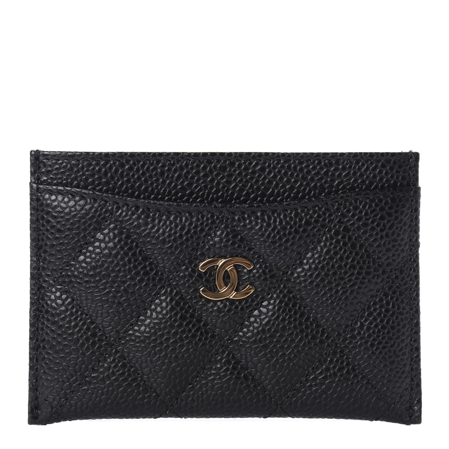 Chanel Caviar Quilted Card Holder Black 1 of 9