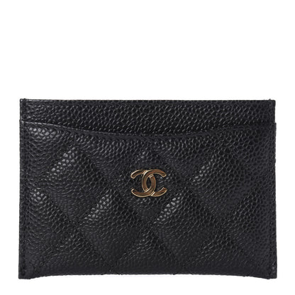 Chanel Caviar Quilted Card Holder Black 1 of 9