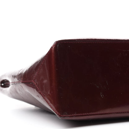 Louis Vuitton Vernis Wilshire MM Rouge Fauviste 6 of 11