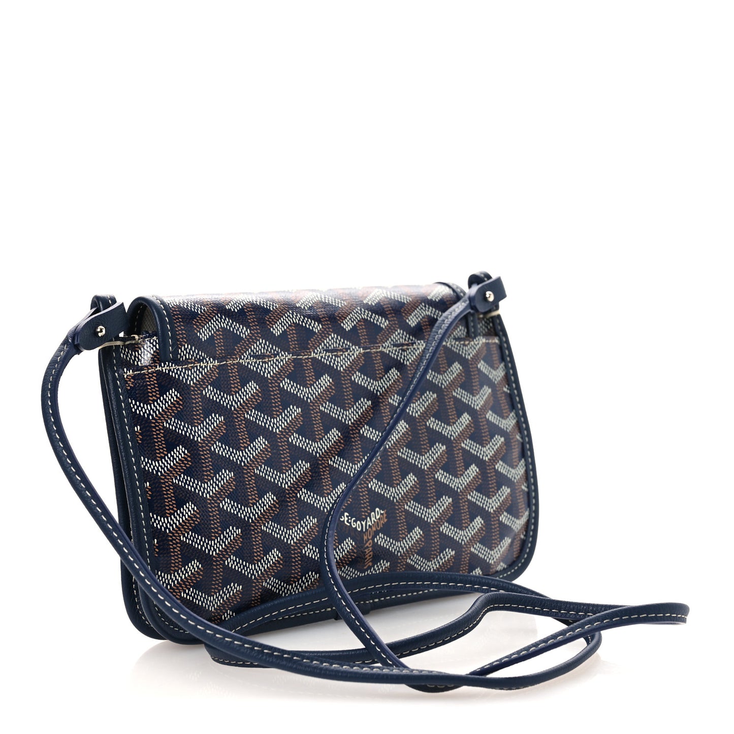 Goyardine Plumet Wallet Clutch Navy