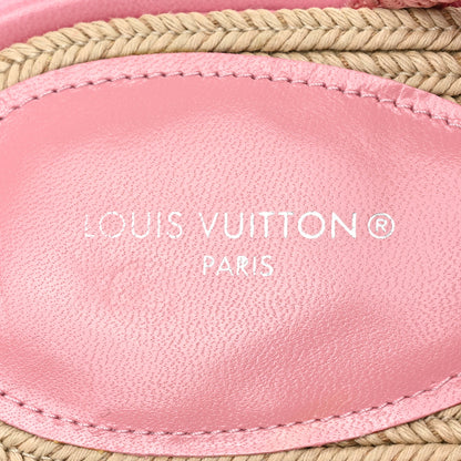 Louis Vuitton Fabric Maia Rope Flat Sandal 40 Rose Clair 7 of 7