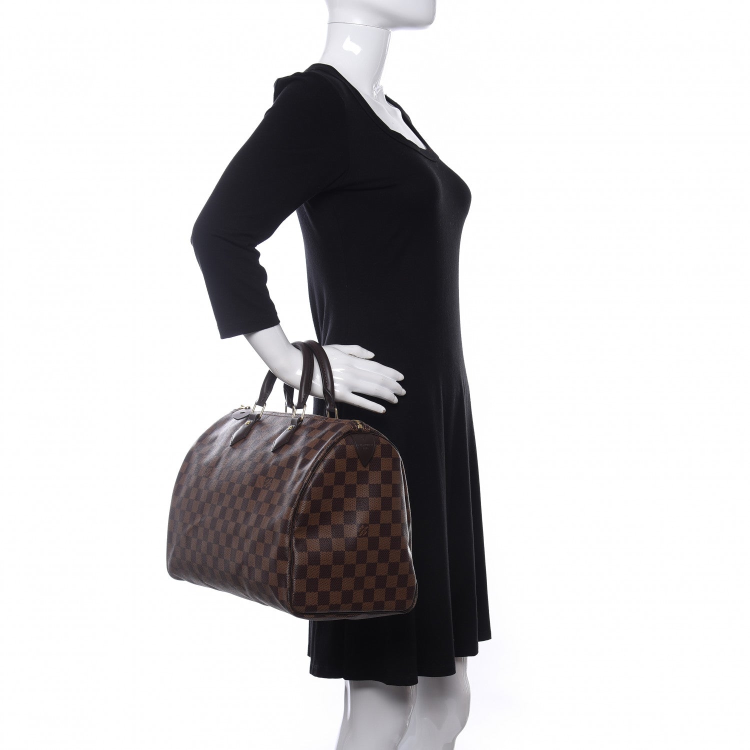 Louis Vuitton Damier Ebene Speedy 35 2 of 11