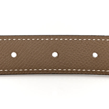 Hermes Swift Epsom H Belt 80 32 Black Etoupe 4 of 6