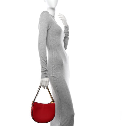 Stella McCartney Eco Alter Nappa Medium Frayme Shoulder Bag Red 2 of 11