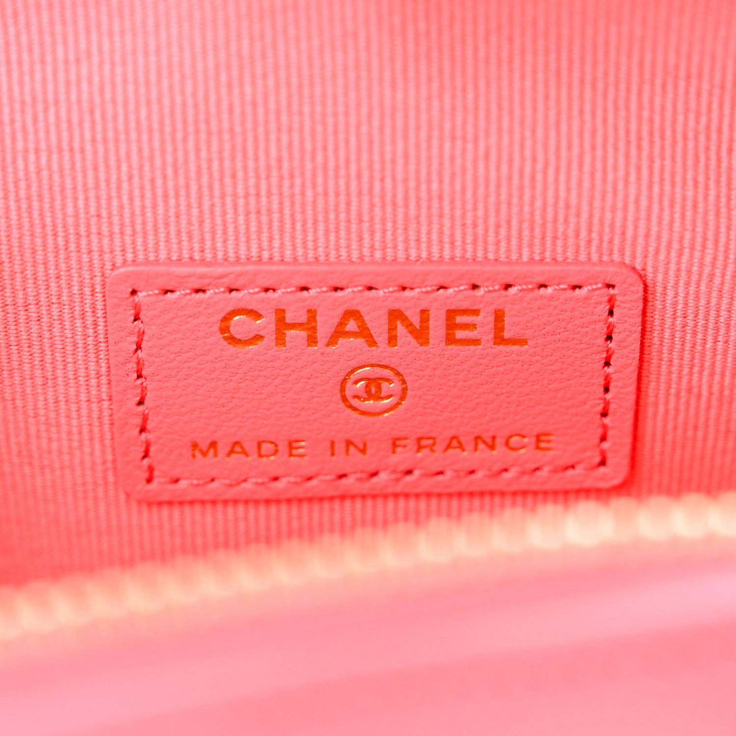 Chanel Lambskin Quilted CC In Love Heart Clutch With Chain Pink 6 of 11