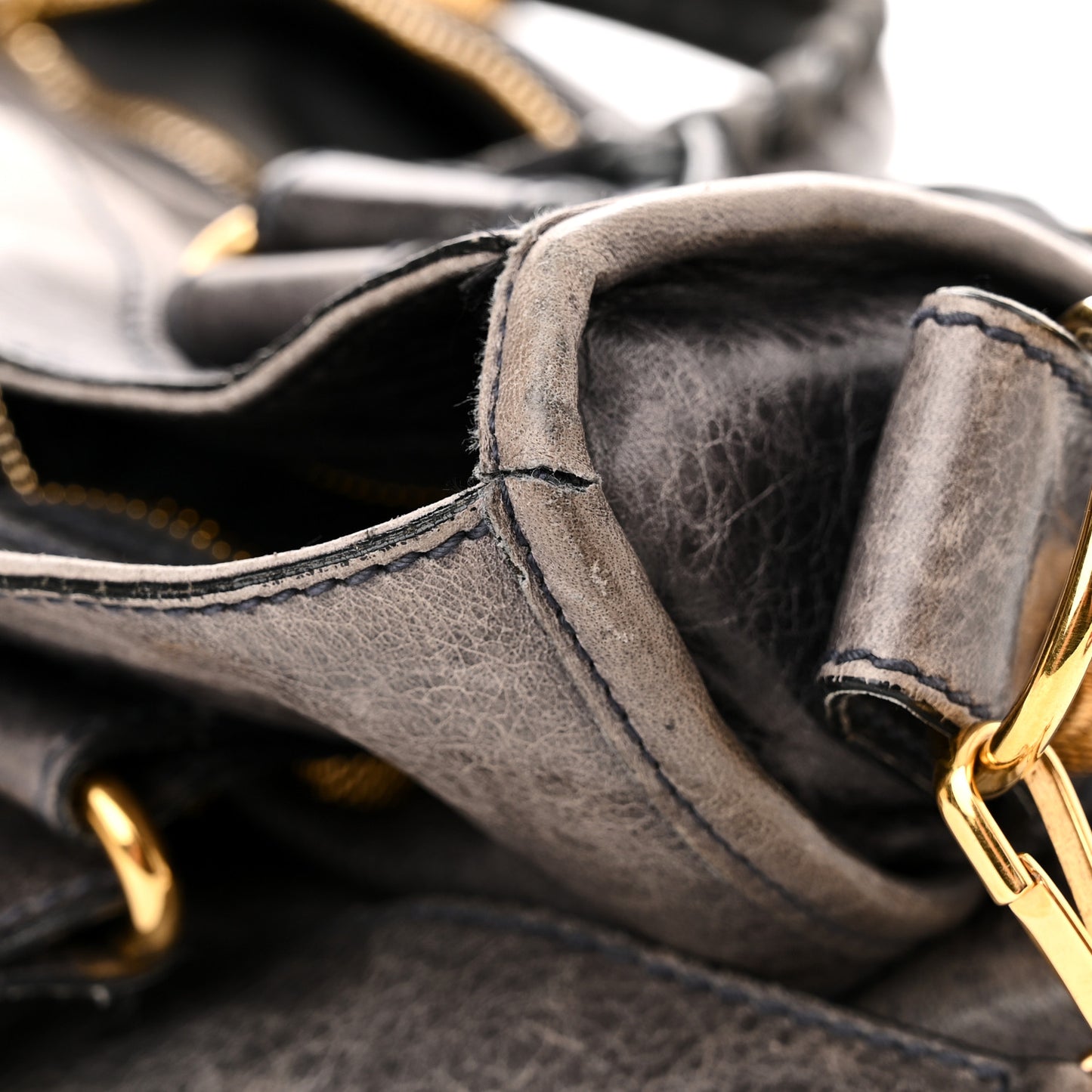 Agneau Giant 21 Gold Hardware City Anthracite