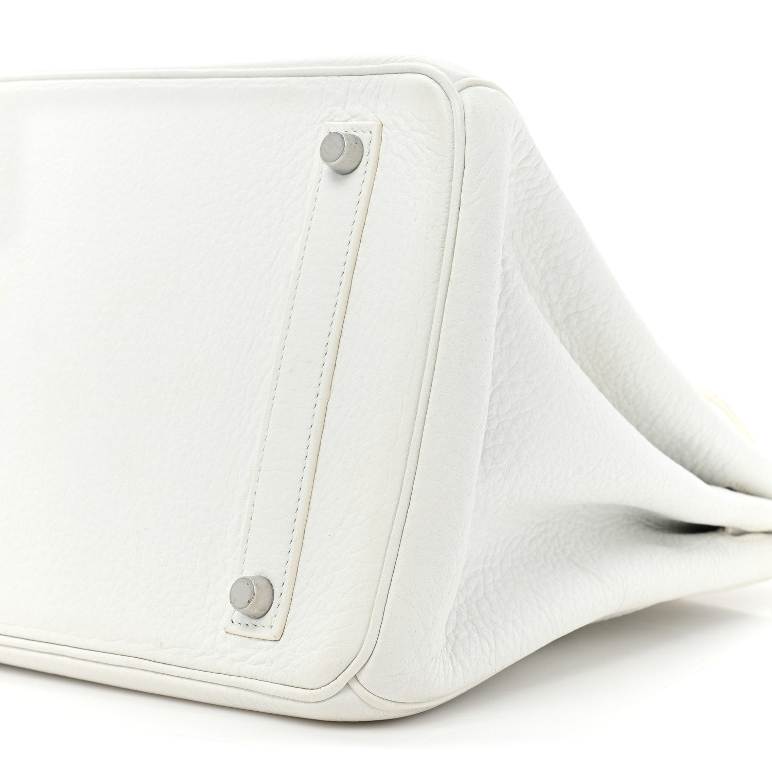Hermes Taurillon Clemence BIRKIN 35 White 8 of 12