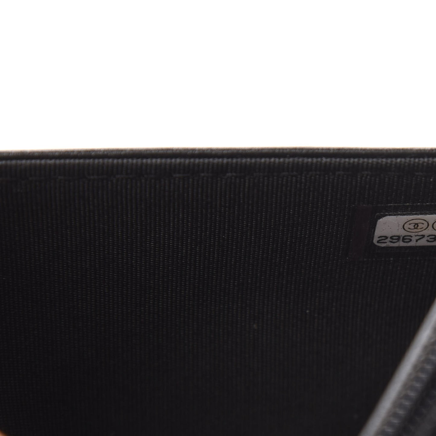 Velvet Quilted Boy Wallet On Chain WOC Black