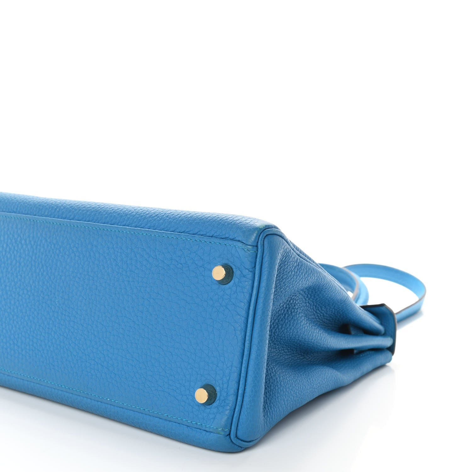 Hermes Taurillon Clemence Kelly Retourne 28 Bleu Zanzibar 8 of 9