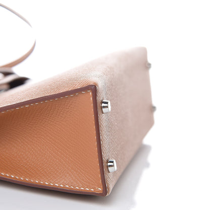 Hermes Epsom Mini Kelly Sellier 20 Gold 8 of 35