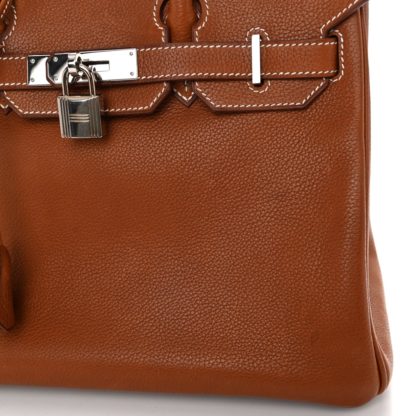 Natural Barenia Faubourg Birkin 30 Fauve