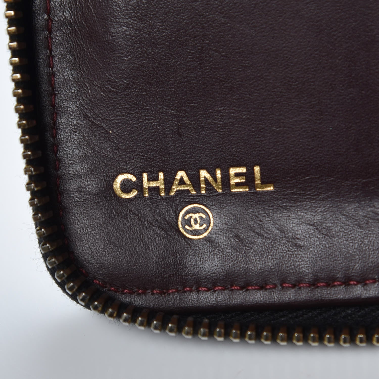 Chanel Caviar Quilted Large Zip Around Organizer Wallet Black 6 of 9