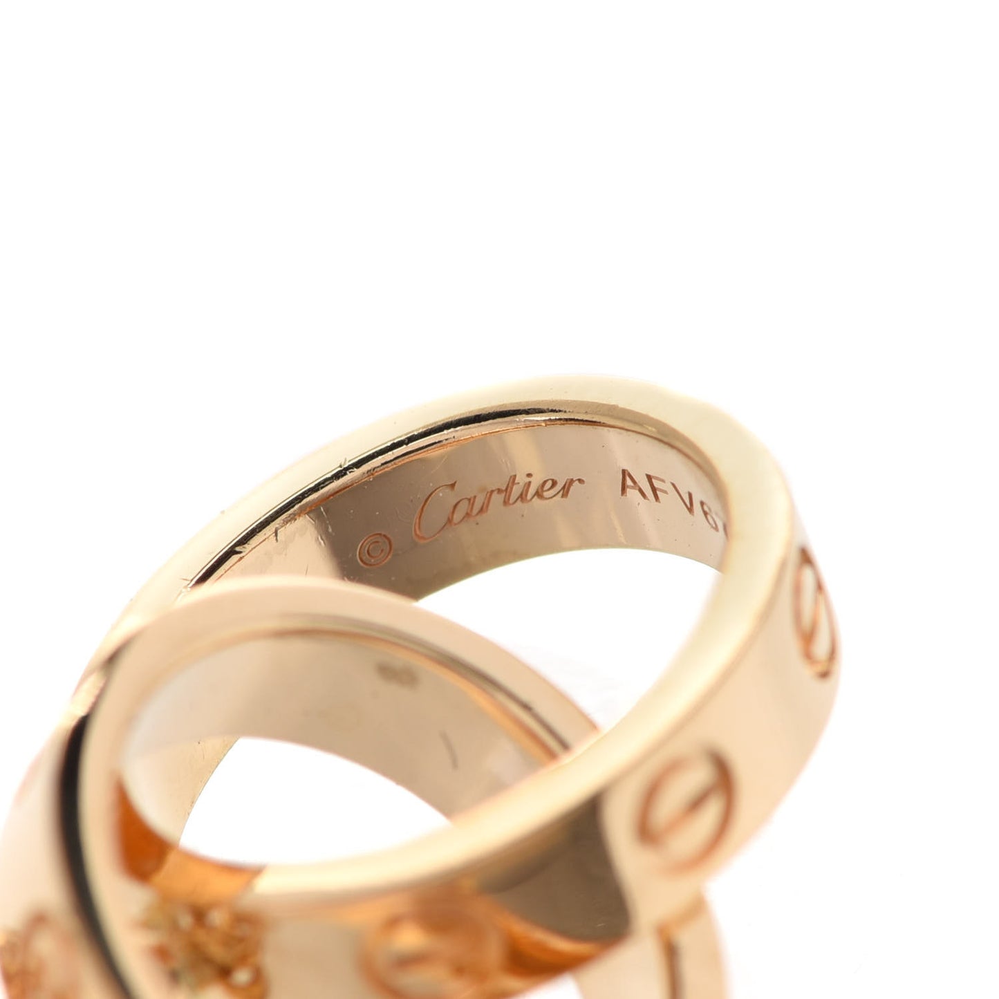 18K Yellow Gold Interlocking LOVE Necklace