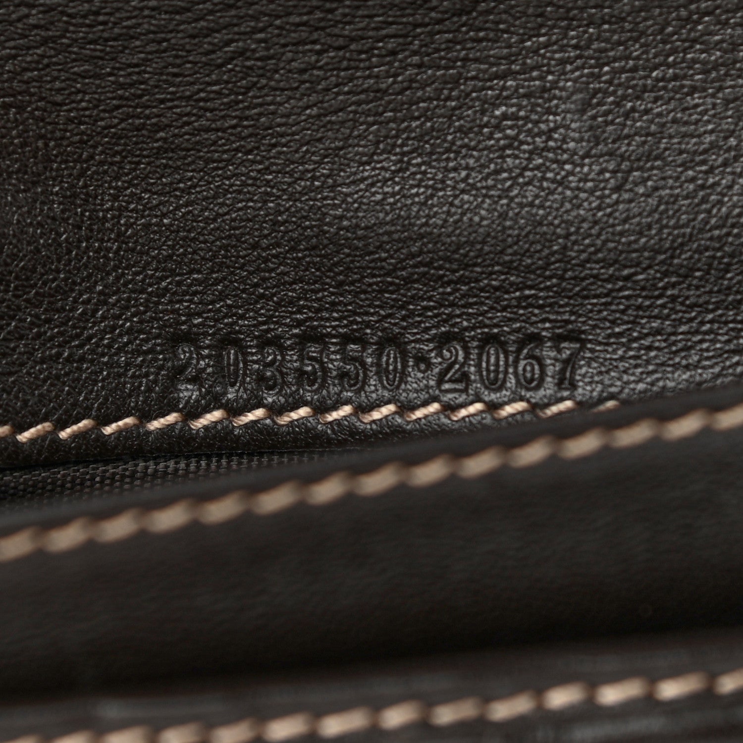 Gucci Monogram Heart Continental Wallet Dark Brown 7 of 9