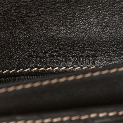 Gucci Monogram Heart Continental Wallet Dark Brown 7 of 9