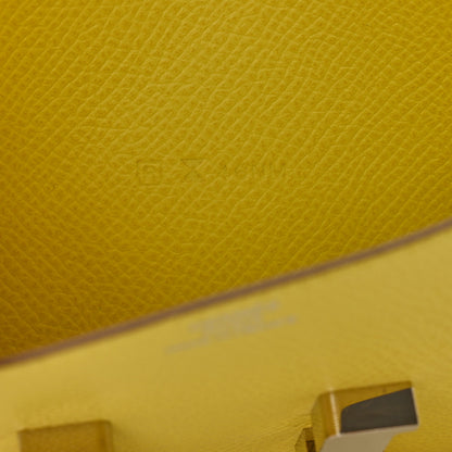Hermes Epsom Constance Long Wallet Lime 7 of 11