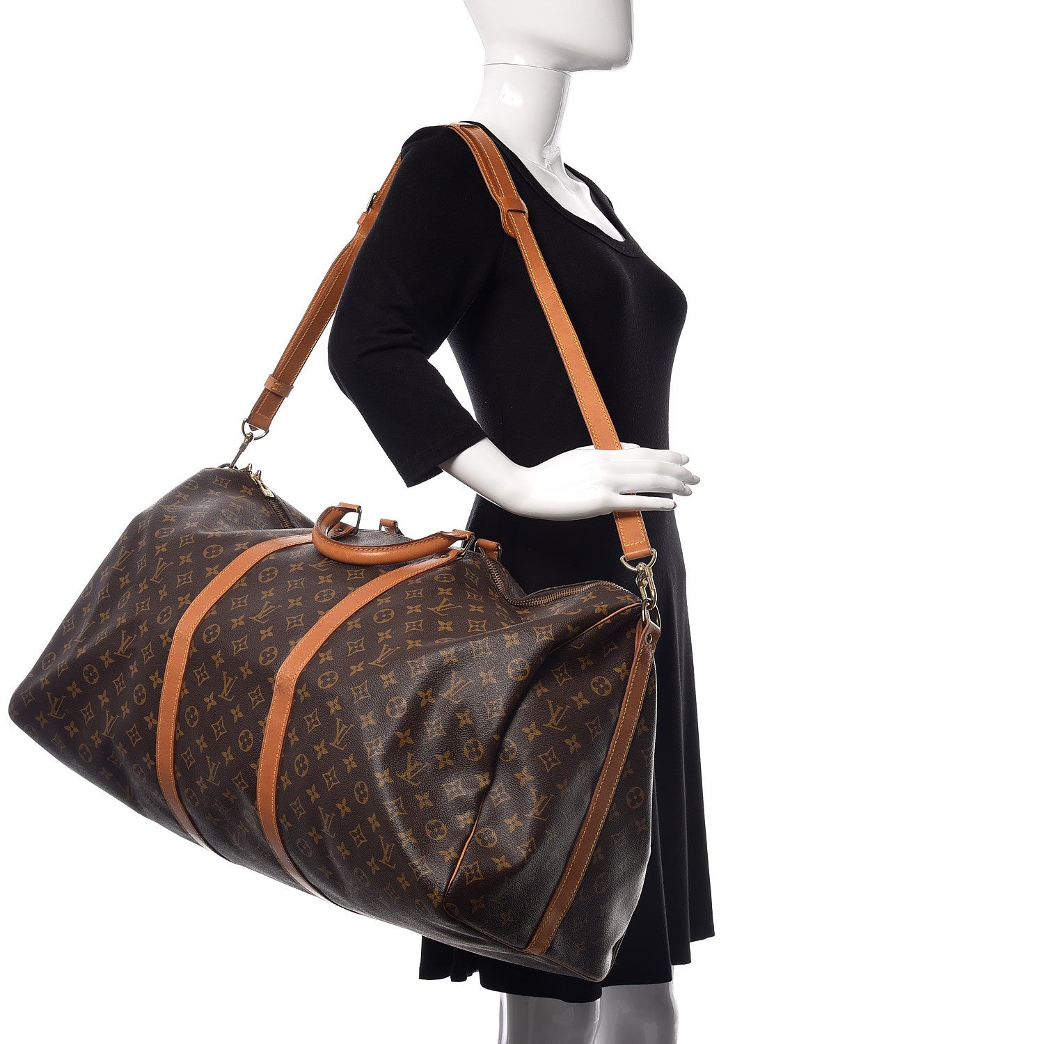 Louis Vuitton Monogram Keepall Bandouliere 60 2 of 16