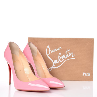 Christian Louboutin Patent Pigalle Follies 100 Pumps 39.5 Rose 8 of 16