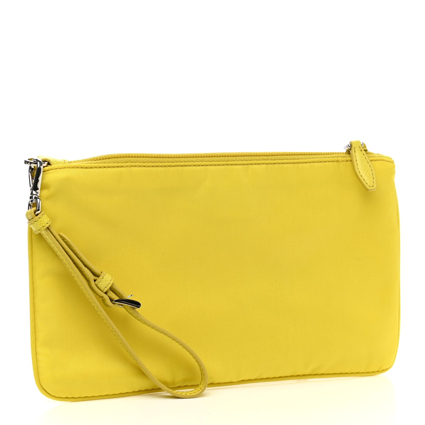 Tessuto Nylon Saffiano Wristlet Girasole