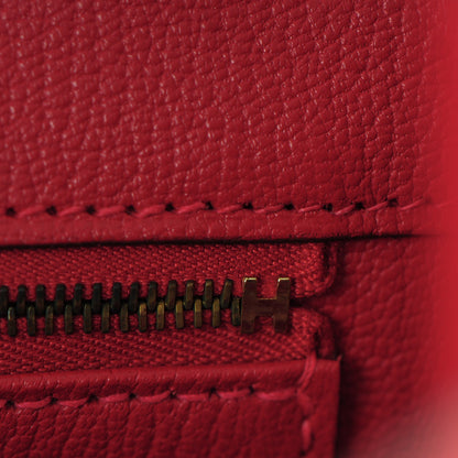 Hermes Epsom Birkin 35 Rouge Casaque 12 of 26