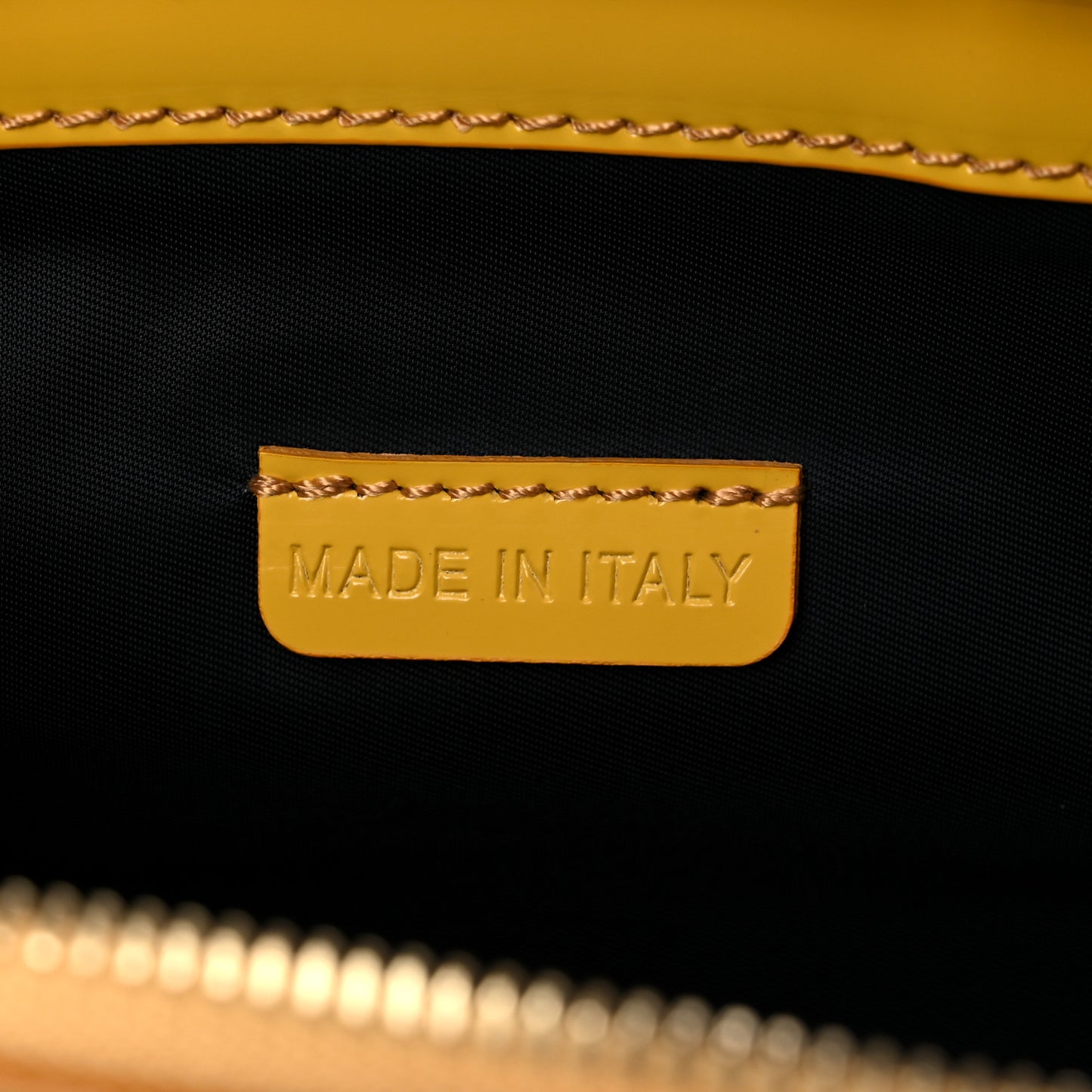 Prorsum Patent Small Shoulder Bag Yellow