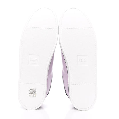Fendi X JOSHUA VIDES Nappa Rockoclick Slip On Sneakers 39.5 Pink Xiloph White Black 5 of 9