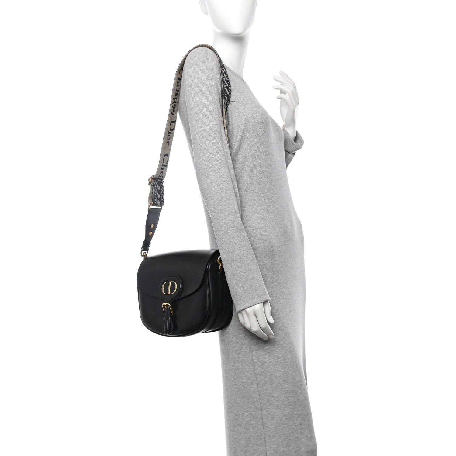 Christian Dior Box Calfskin Large Bobby Flap Black 2 of 13