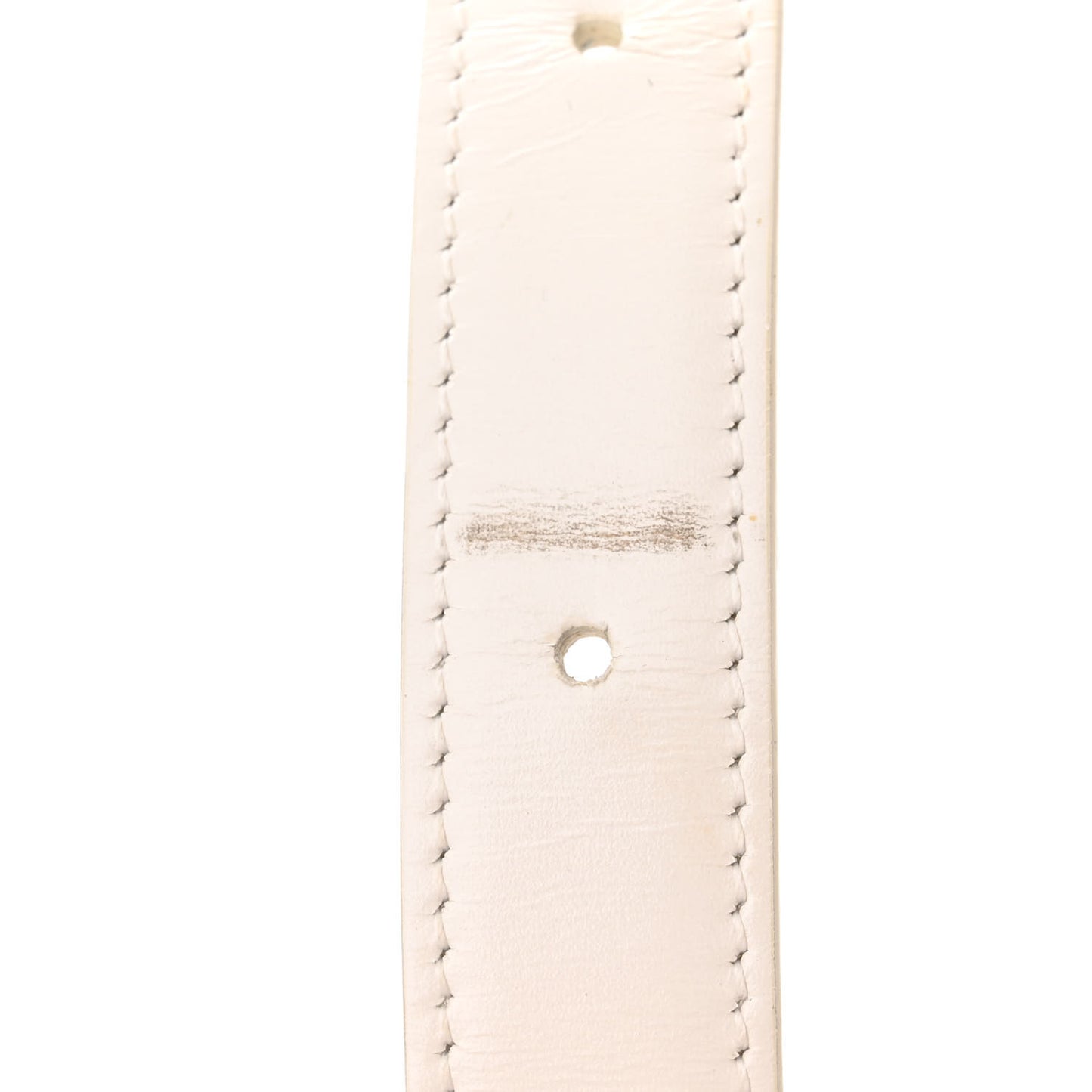Shiny Calfskin Medium Triomphe White