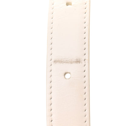 Celine Shiny Calfskin Medium Triomphe White 16 of 18