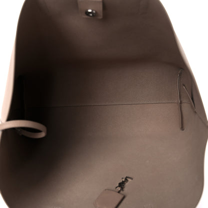 Saint Laurent Calfskin Large Shopping Tote Dark Beige 5 of 9