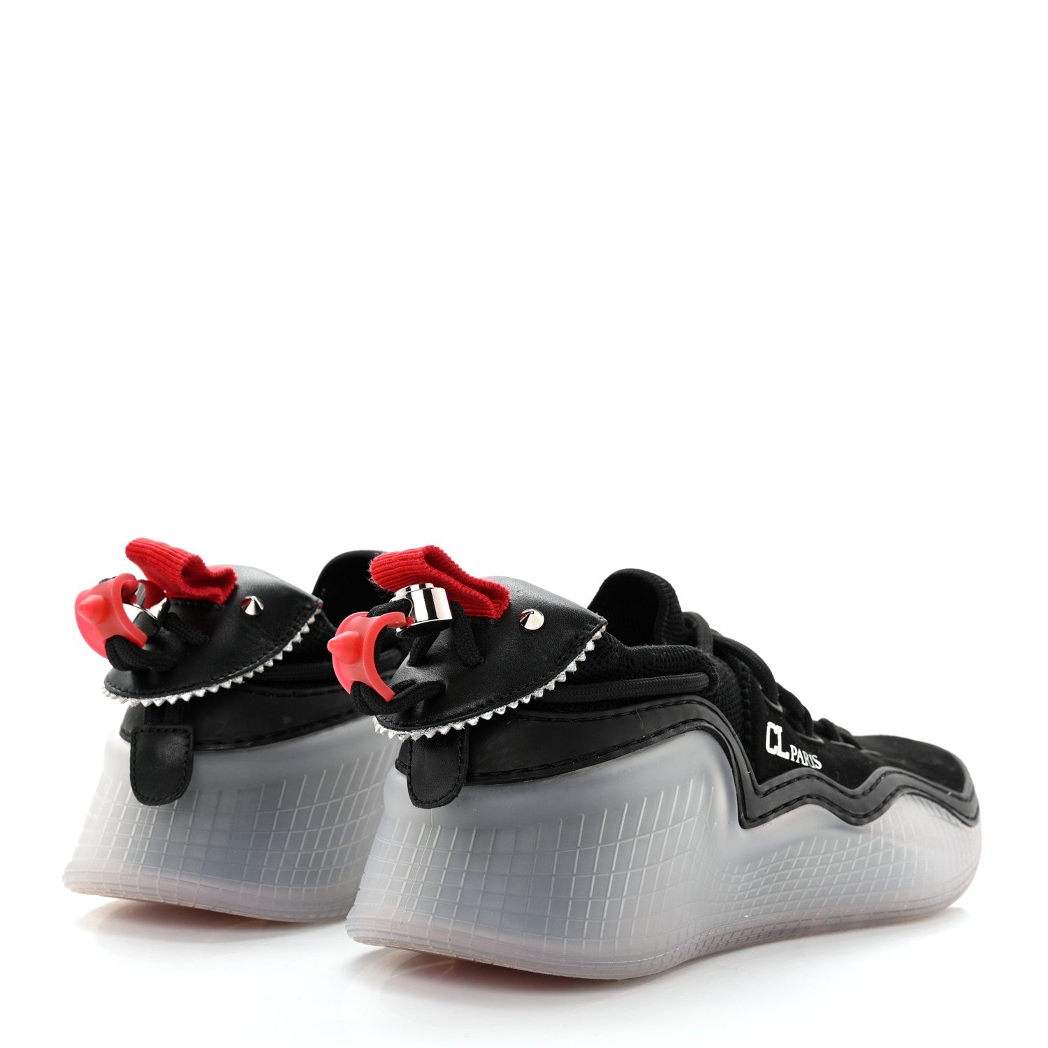 Christian Louboutin Suede Arpoador Donna Sneakers 38 Black 4 of 10