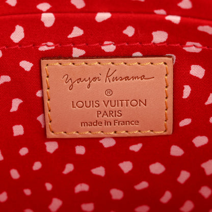 Louis Vuitton Vernis Kusama Infinity Dots Pochette Accessories Red Red 6 of 12
