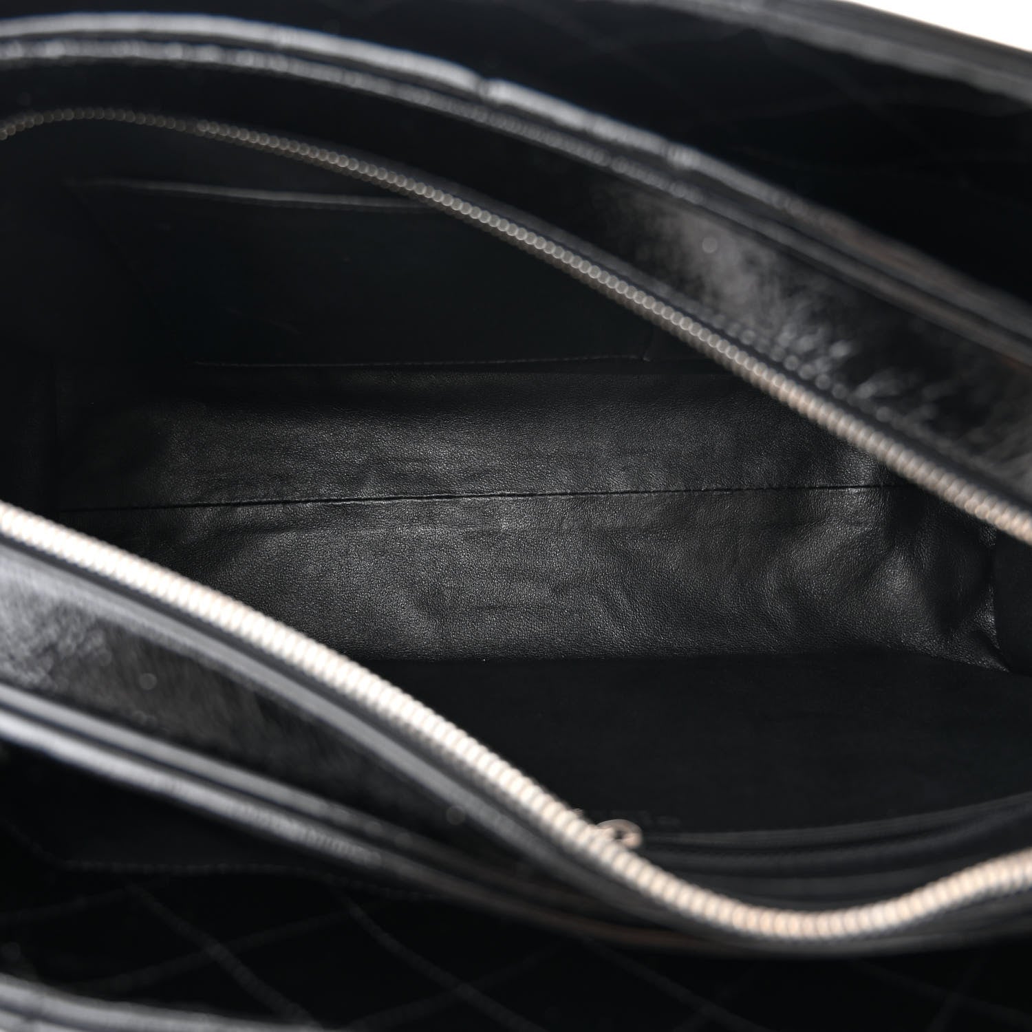 Chanel Patent Quilted Tote Black 5 of 11