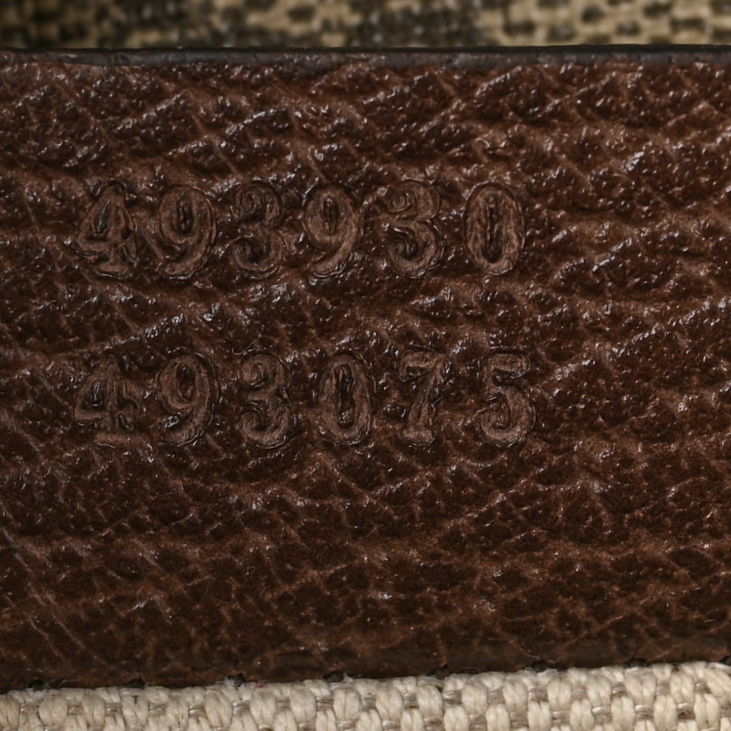 GG Supreme Monogram Neo Vintage Web Belt Bag Brown