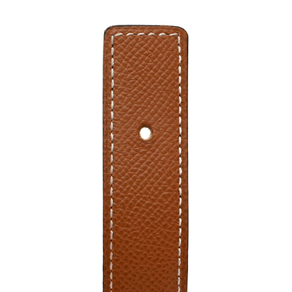 Hermes Swift Epsom 24mm Mini Constance H Belt 80 Black Gold 6 of 9