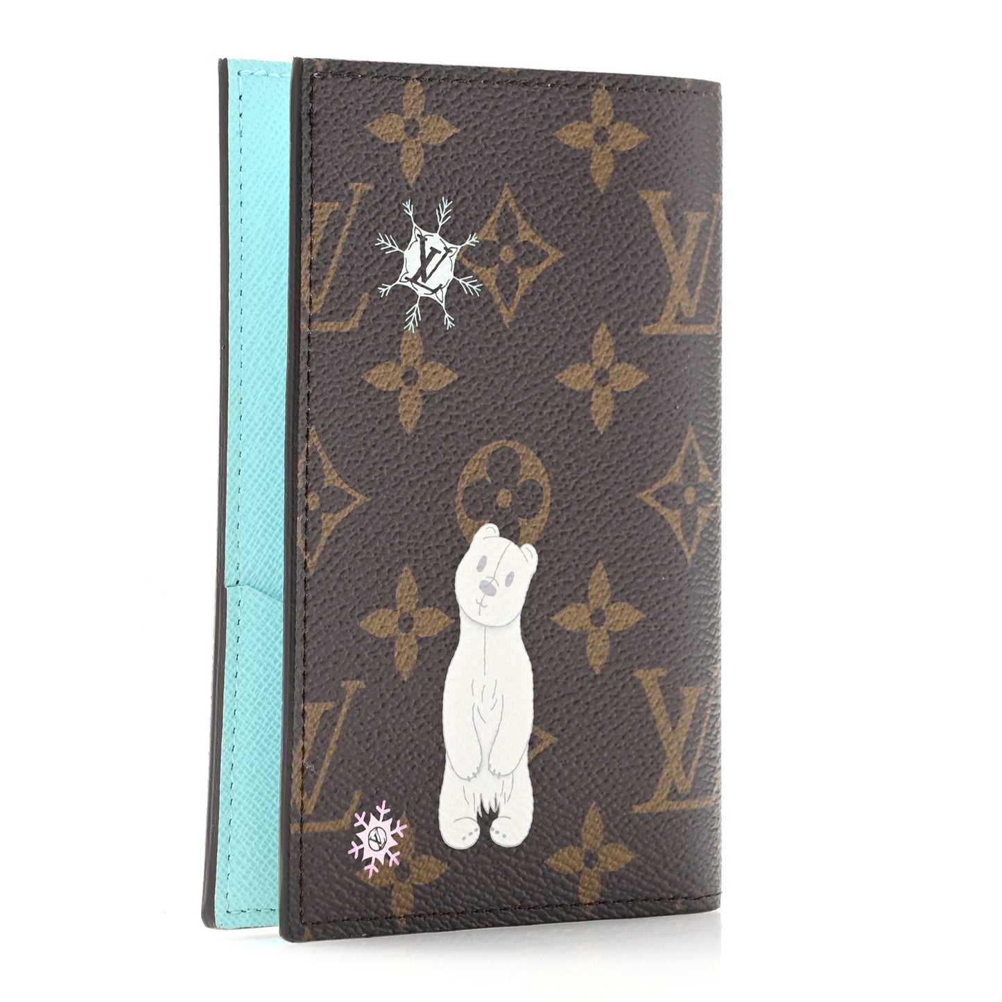 Monogram 2025 Christmas Animation Passport Cover Azur Frost