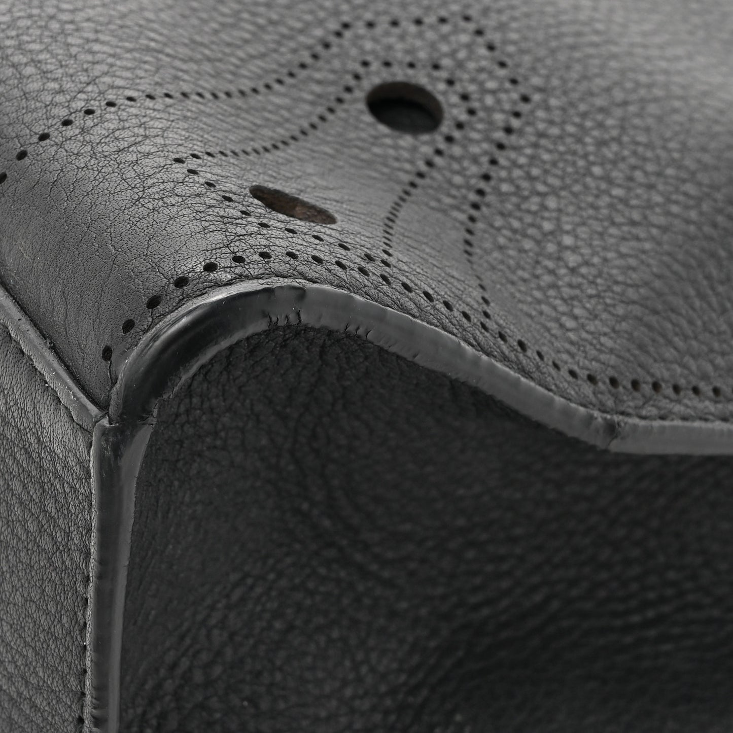 Veau Soyeux Perforated Blackout Hardware City Black