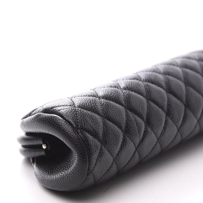 Chanel Caviar Quilted Timeless Clutch Black 7 of 9