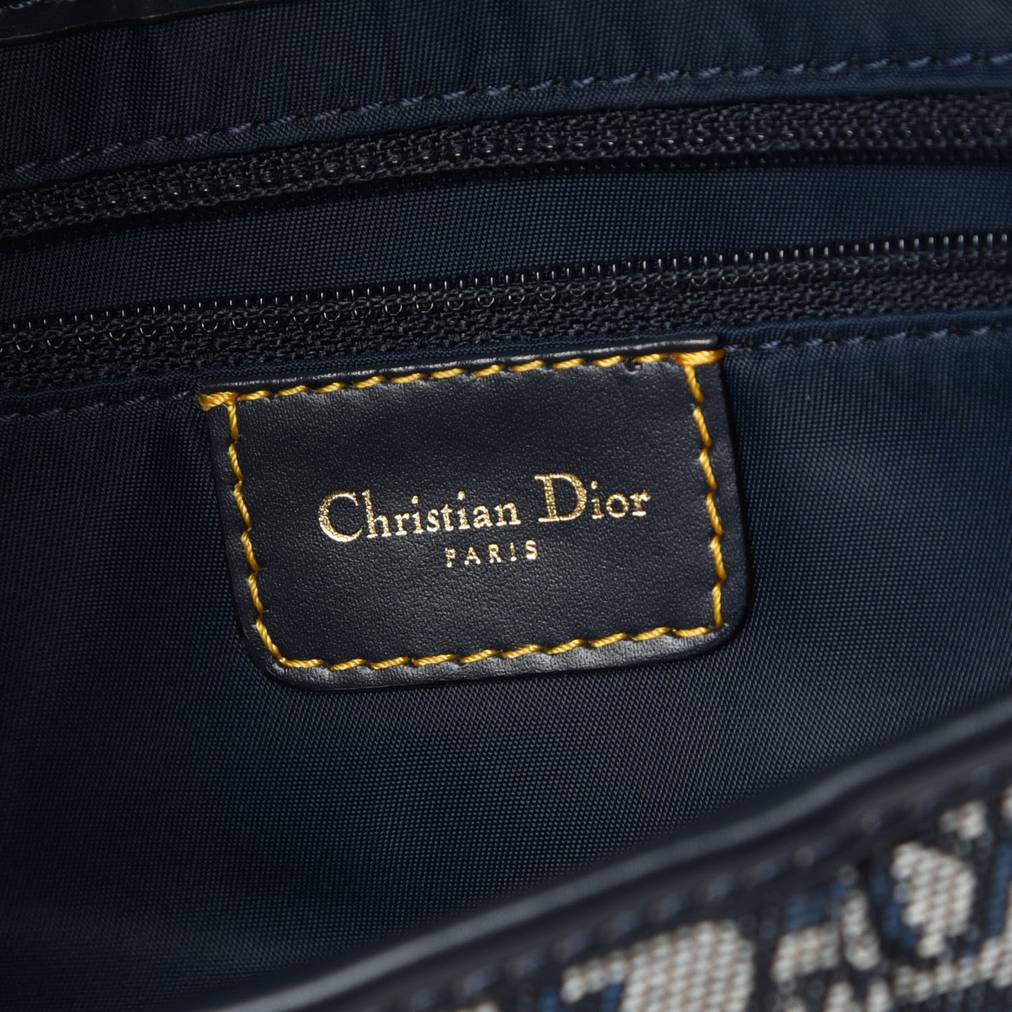Monogram Saddle Bag Blue