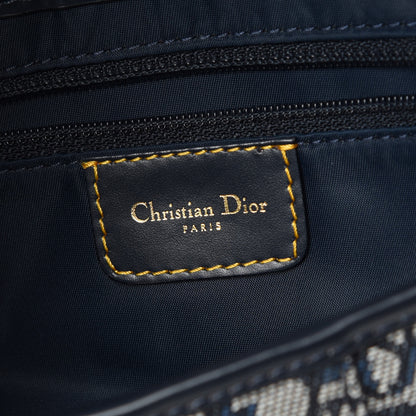 Christian Dior Monogram Saddle Bag Blue 6 of 7