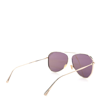 Tom Ford Metal Charles-02 Aviator Sunglasses TF853 Gold 4 of 10