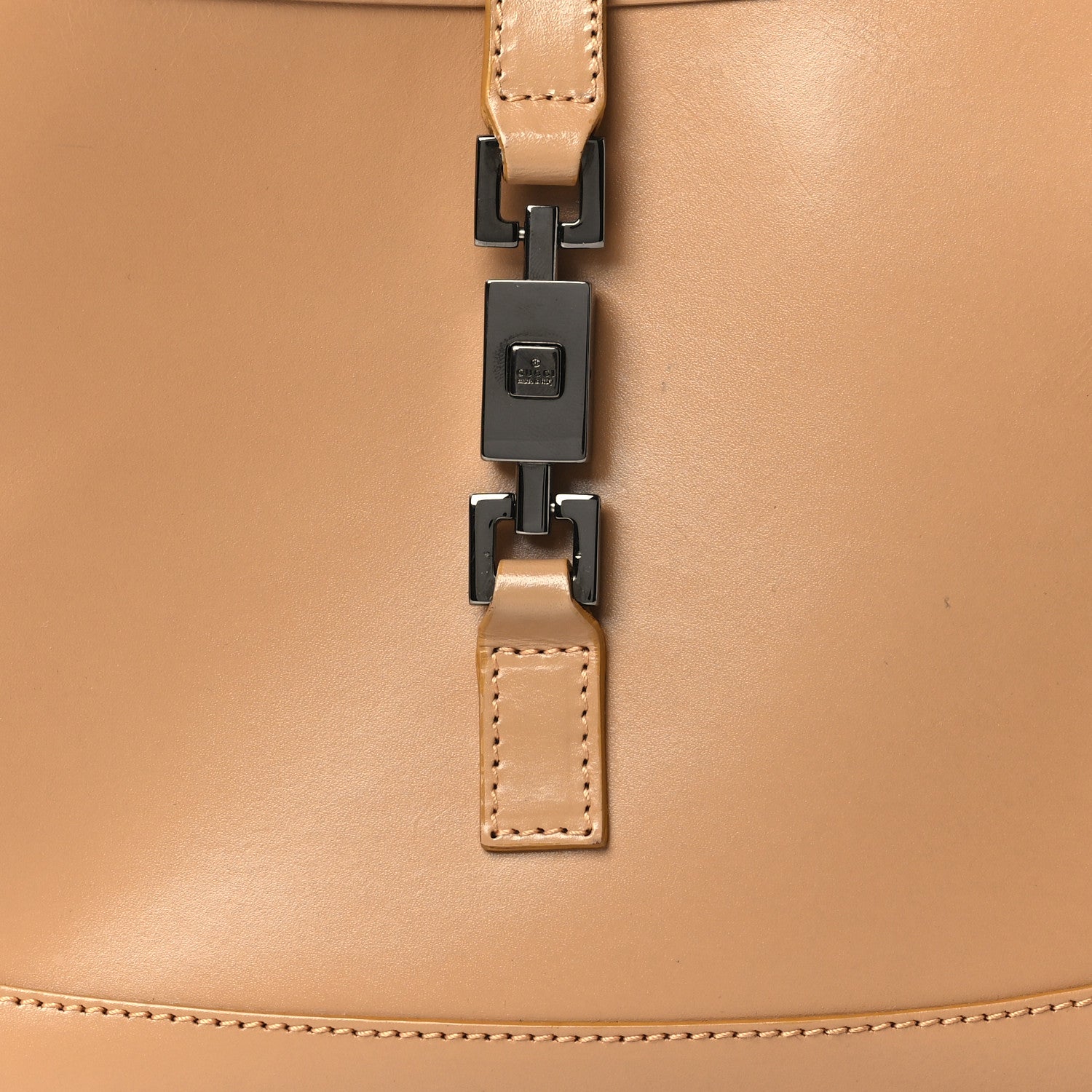 Gucci Calfskin Small Jackie O Hobo Beige 8 of 14