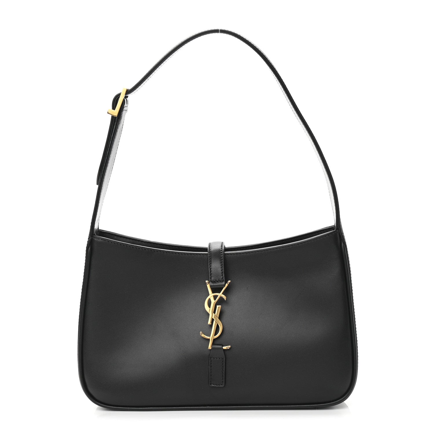 Saint Laurent Smooth Calfskin Le 5 A 7 Hobo Black 1 of 10