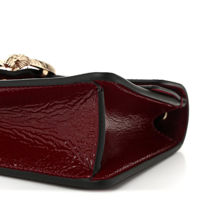 Gucci Crinkled Patent Mini Dionysus Shoulder Bag Rosso Ancora Red 10 of 11