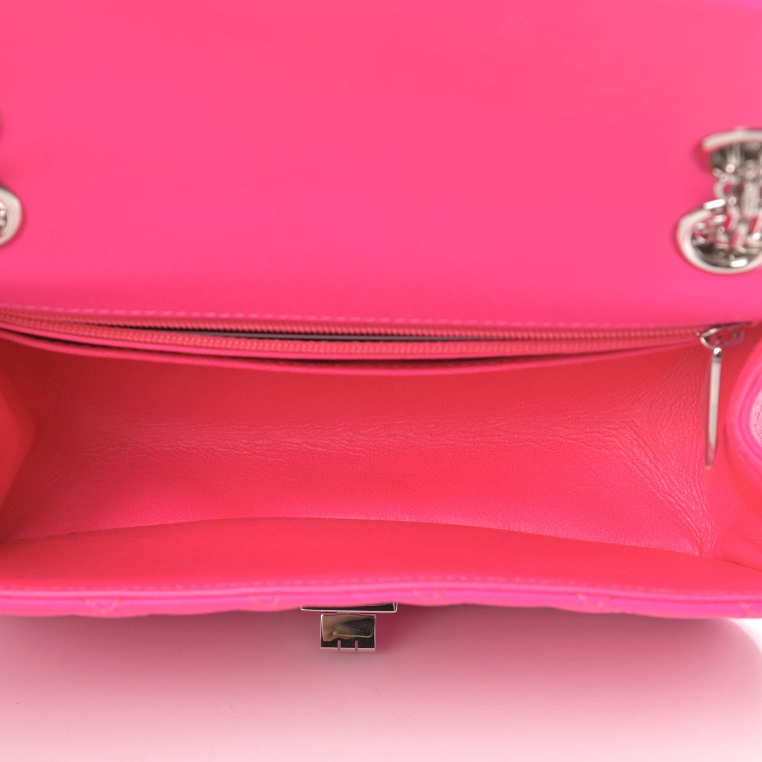 Chanel Goatskin Quilted 2.55 Reissue Mini Flap Fluorescent Pink 5 of 13