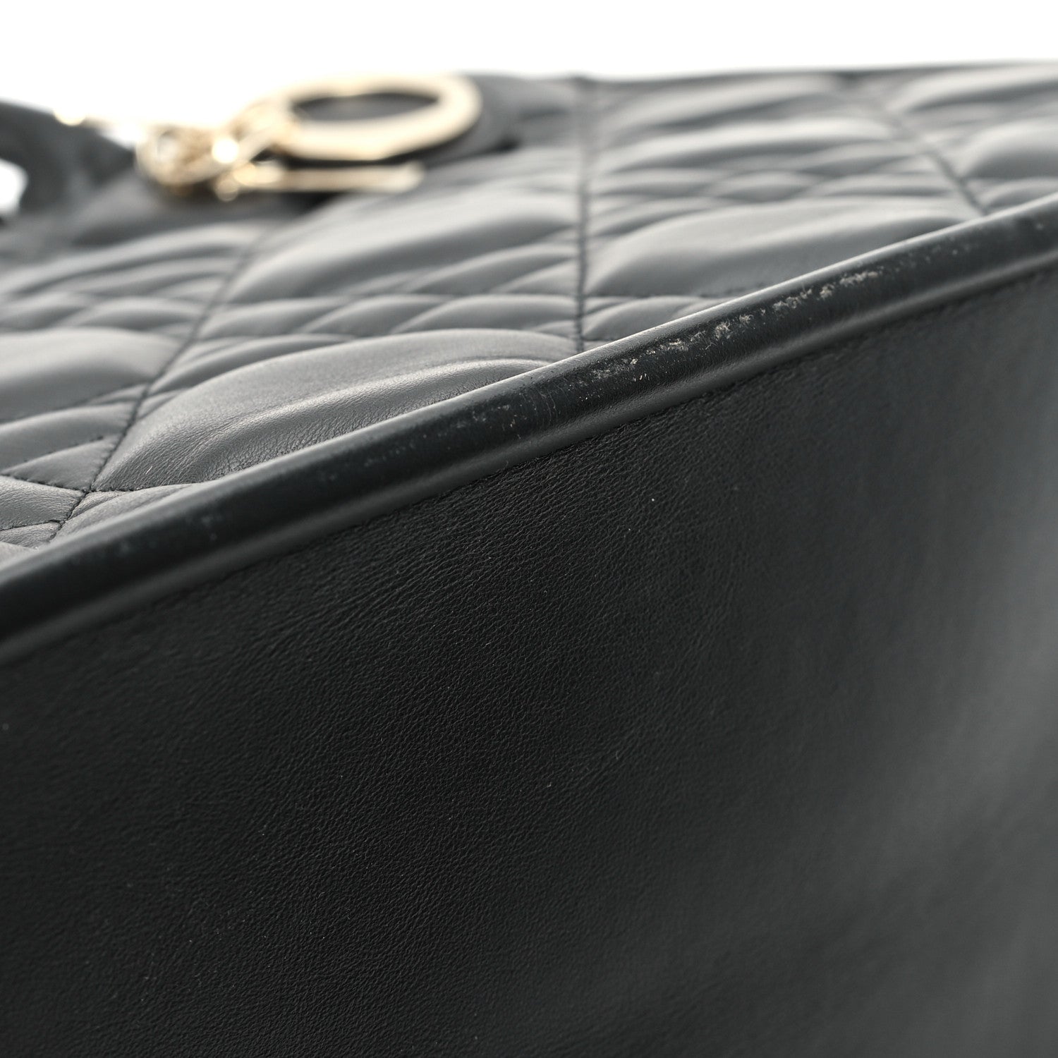 Christian Dior Calfskin Macro Cannage Medium Book Tote Black 12 of 12