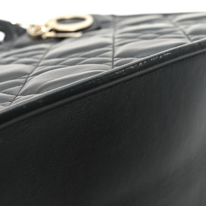 Christian Dior Calfskin Macro Cannage Medium Book Tote Black 12 of 12